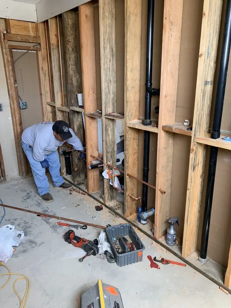 Commercial rough-in plumbing for Water Heater Replacement in East Colfax